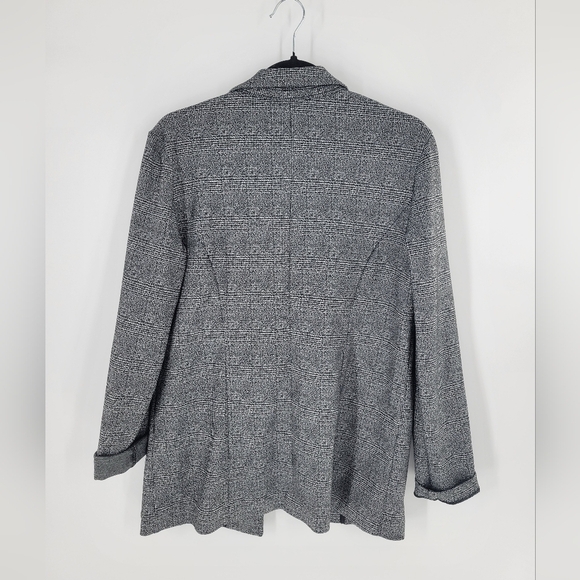 Liverpool Open Front Blazer Black White Size S - Picture 5 of 5